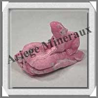 SOURIS - RHODOCHROSITE - 80x55x50 mm - 170 grammes -  A001