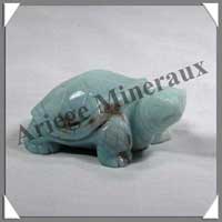 TORTUE - AMAZONITE - 80 mm - 200 grammes - P001