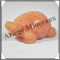 TORTUE - CALCITE JAUNE - 75x55x35 mm - 200 grammes - A001