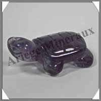 TORTUE - FLUORITE - 55x35x20 mm - 40 grammes - A001