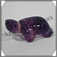 TORTUE - FLUORITE - 55x35x20 mm - 40 grammes - A002
