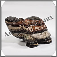 TORTUE - JASPE HEMATOIDE - 135x80x75 mm - 910 grammes - A001