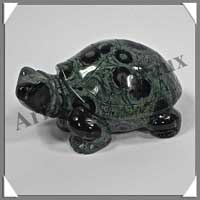 TORTUE - JASPE KAMBAMBA - 85x50x40 mm - 185 grammes - A001