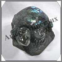 TORTUE - LABRADORITE - 180x90x65 mm - 2 150 grammes -  A002