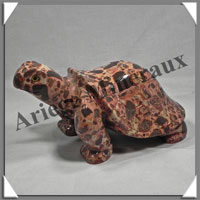 TORTUE - LEOPARDITE (Jaspe Lopard) - 160x100x85 mm - 1 100 grammes - A002