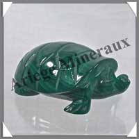 TORTUE - MALACHITE - 70x45x30 mm - 140 grammes - P004