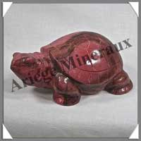 TORTUE - RHODONITE - 110x70x45 mm - 550 grammes - A001