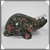 TORTUE - UNAKITE - 80x50x35 mm - 177 grammes - A001