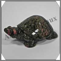 TORTUE - UNAKITE - 80x50x40 mm - 170 grammes - A002
