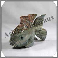 POISSON PLAT - STEATITE - 120 mm - A