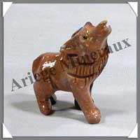 COYOTTE DEBOUT - STEATITE - 30 mm - A