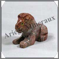 LION COUCHE - STEATITE - 30 mm - A