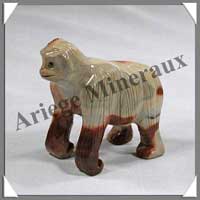 GORILLE - STEATITE - 70 mm - A