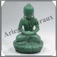 AVENTURINE - Bouddha Indien - 100 mm -  A005