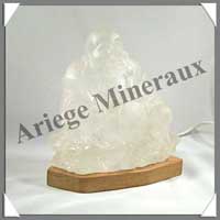 CRISTAL DE ROCHE - Bouddha Chinois - 170 mm - A002