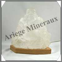 CRISTAL DE ROCHE - Bouddha Chinois - 170 mm - A002