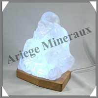 CRISTAL DE ROCHE - Bouddha Chinois - 170 mm - A002