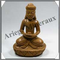 JASPE PAYSAGE - Bouddha Indien - 100 mm - A004
