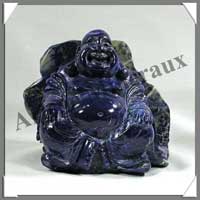 LAPIS-LAZULI - Bouddha Chinois - 90 mm - A001