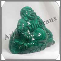 MALACHITE - Bouddha Chinois - 120 mm - C001