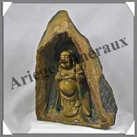 OEIL DE TIGRE - Bouddha Chinois - 170 mm - A001
