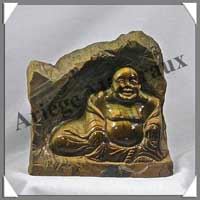 OEIL DE TIGRE - Bouddha Chinois - 130 mm - A002
