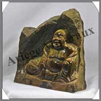 OEIL DE TIGRE - Bouddha Chinois - 130 mm - A002