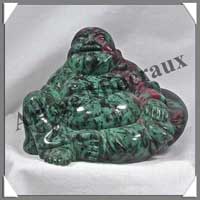 ZOIZITE RUBIS - Bouddha Chinois - 130 mm - A002