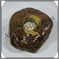 BOUGEOIR - AGATE Naturelle - 125x110x60 mm