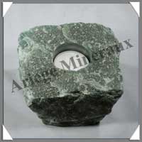 BOUGEOIR -  AVENTURINE - 105x95x75 mm