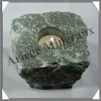 BOUGEOIR -  AVENTURINE - 105x95x75 mm