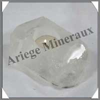 BOUGEOIR - CRISTAL de ROCHE - 135x90x80 mm