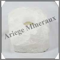 BOUGEOIR - CRISTAL de ROCHE - 120x105x70 mm