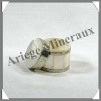 NACRE Yellow Libs - BOITE Cylindrique - 25x25 mm - N001