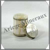 NACRE Yellow Libs - BOITE Cylindrique - 25x40 mm - N002