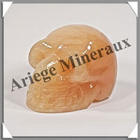 CALCITE JAUNE - Crne - 55x40x37 mm - 132 grammes - A001