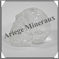 CRISTAL de ROCHE - Crne - 70x55x50 mm - 275 grammes - A031