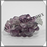 AMETHYSTE - Grappe de Raisin - Taille 1 - 60 mm - 54 grammes - M012
