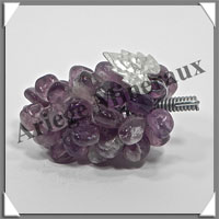 AMETHYSTE - Grappe de Raisin - Taille 1 - 60 mm - 48 grammes - M014