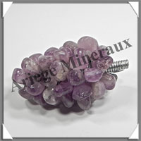 AMETHYSTE - Grappe de Raisin - Taille 1 - 60 mm - 55 grammes - M016
