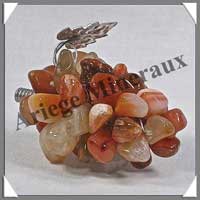 CORNALINE - Grappe de Raisin - Taille 1 - 60 mm - 51 grammes - M012