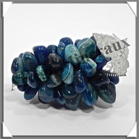 AGATE BLEUE - Grappe de Raisin - Taille 2 - 85 mm - 103 grammes - M002