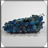 AGATE BLEUE - Grappe de Raisin - Taille 2 - 95 mm - 105 grammes - M005