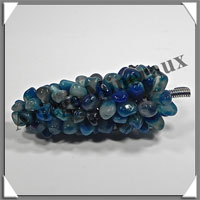 AGATE BLEUE - Grappe de Raisin - Taille 2 - 100 mm - 103 grammes - M006