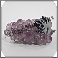 AMETHYSTE - Grappe de Raisin - Taille 2 - 90 mm - 103 grammes - M012