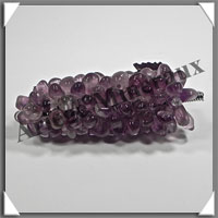 AMETHYSTE - Grappe de Raisin - Taille 2 - 100 mm - 100 grammes - M015