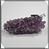 AMETHYSTE - Grappe de Raisin - Taille 2 - 95 mm - 102 grammes - M016
