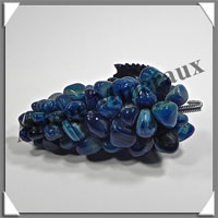 AGATE BLEUE - Grappe de Raisin - Taille 3 - 115 mm - 215 grammes - M003