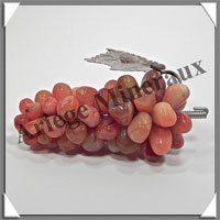 CORNALINE - Grappe de Raisin - Taille 3 - 120 mm - 208 grammes - M004