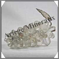CRISTAL de ROCHE - Grappe de Raisin - Taille 3 - 120 mm - 208 grammes - M001